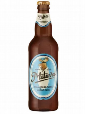 Alus Cēsu Mītava 0% 0.5L 1/20 Bezalkoholisks DEPOZĪTA (12.12.25)maksa 0.10 eiro LV
