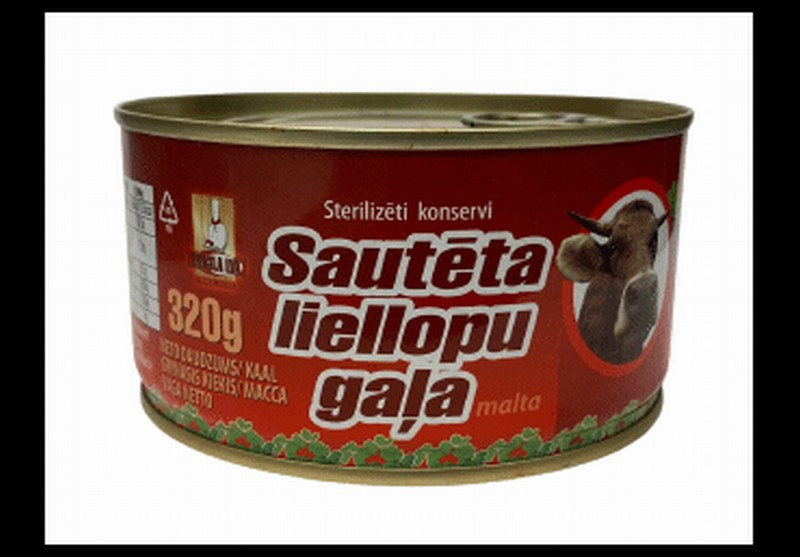 Liellopu sautēta gaļa malta (51%) 320g (ar attais.) Latvija(05.03.2028)