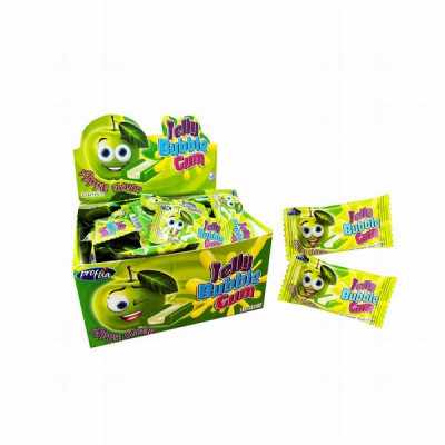 Košļājamā gumija Jelly Ābolu 3.6g*100gb () Ķīna