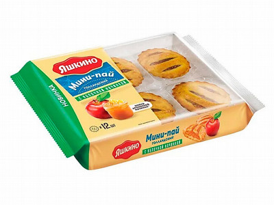 Cepumi Yaškino Mini Pie Golland.ābolu 360g 1/10 KDV (07.10.25) Krievija