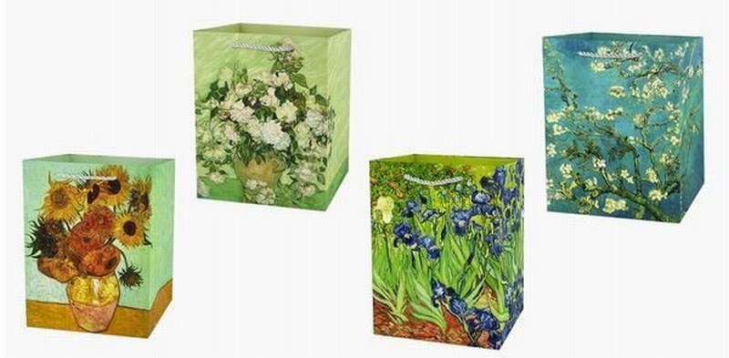 Dāvanu maiss 32x26cm Glezna asort.