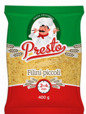 Makaroni Presto nūdeles 400g (21.12.26)LV