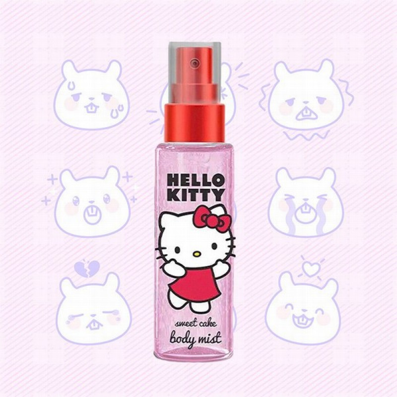 Sprejs ķermeņa Hello Kitty Body Mist Sweet Cake 100ml 