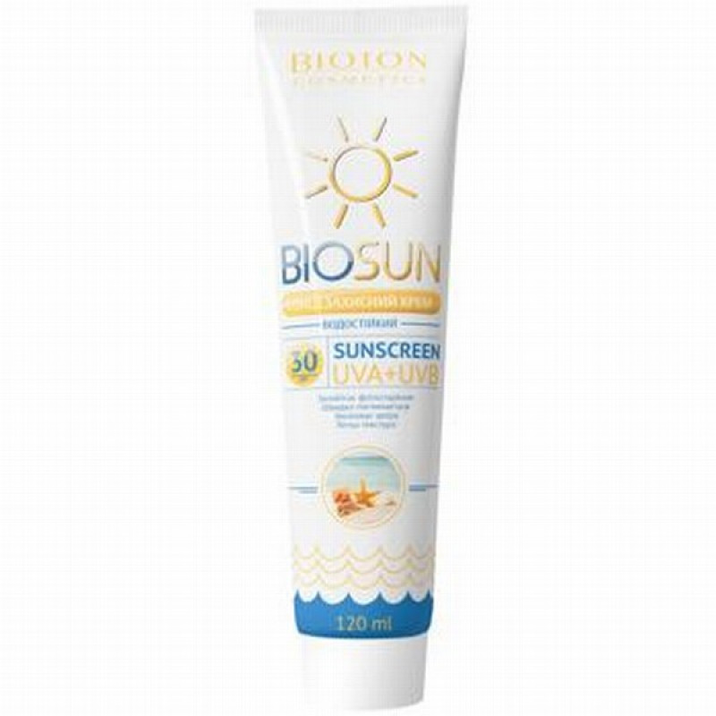 Krēms saules aizsardzībai Bioton Biosun SPF30, 120 ml