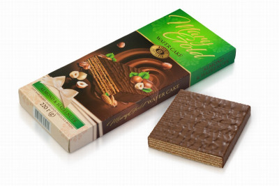 Vafeļu torte Mary Gold ar lazdu riekstiem 220g UA 1/5 (27.12.2025)