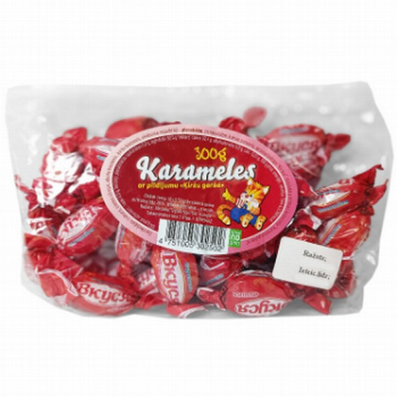 Karameles Vkusja ar ķiršu garšu  300g  1*20 (25.03.2026)UA
