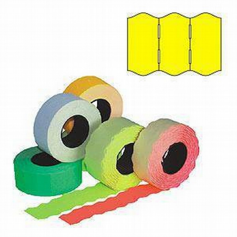 Etiķetes pistolei 25*16, 1000 gb rul dažādas krāsas