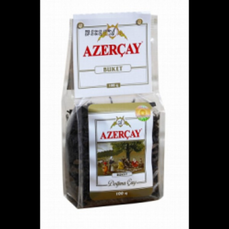  AZERCAY  Buket melnā tēja (caurspīd.iepakojums) 100g 1/50 (05.09.27) Krievija