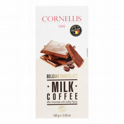 Konfekšu kaste Cornellis Milk coffee 100g (24.10.2025) 1/12 Beļģija