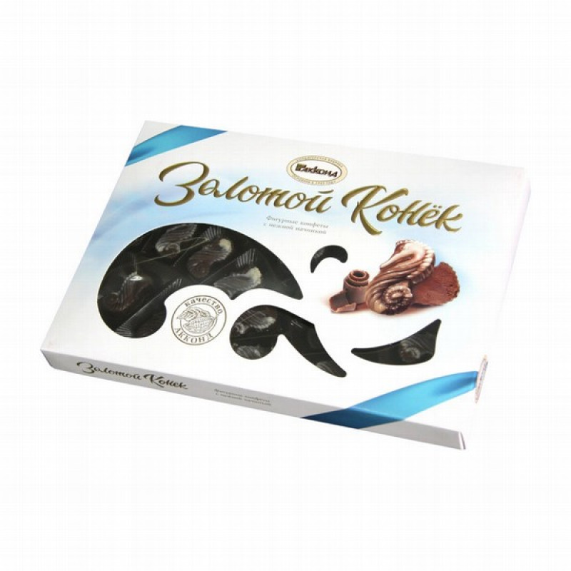 Konfekšu kaste Zolotoj Konjok 200g (24.12.2025) Krievija 