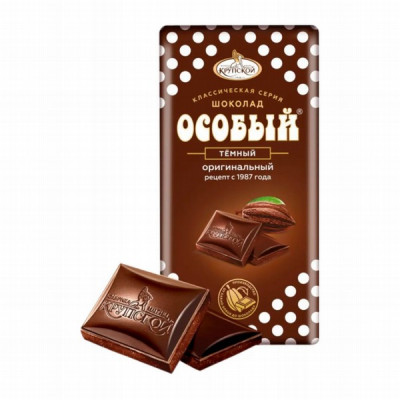Šokolāde Krupskoj Osobij Tumša 85g 1/14 () Krievija