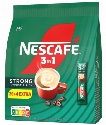 Kafijas dzēriens Nescafe Strong 3 in1 (20+4*16g) ,384 g (08.2025)