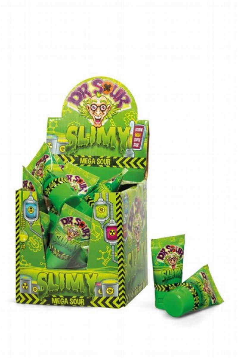 Želejkonfekte Dr.Sour Slimy 24*50g(09.12.26)ĶĪNA