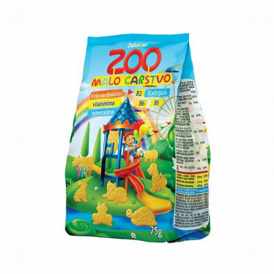 Krekeri Delicious Zoo karaļvalsts 75g()