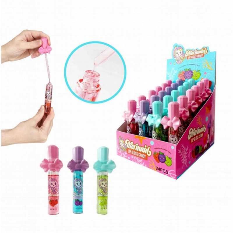 Šķidrā karamele Mermaid lip gloss 10g*24gb (14.11.27) ĶĪNA