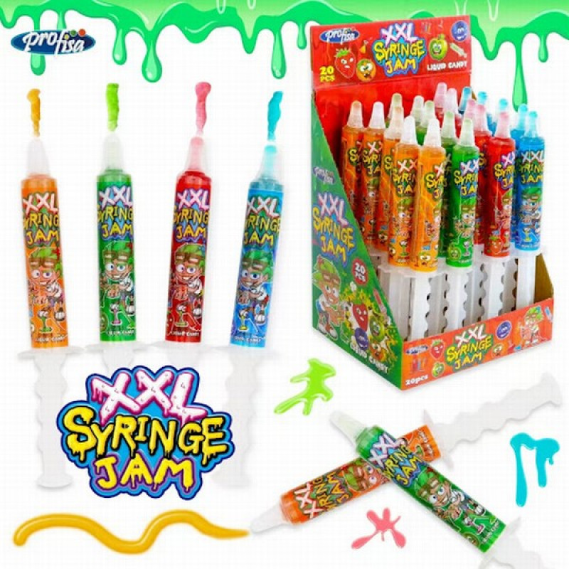 Karamele šķidrā Stringe Injection Jam 20x30g (01.12.27) Ķīna