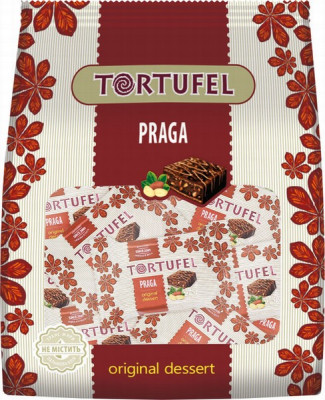 Šokolādes konfektes Tortufel PRAGA 180g 1/16