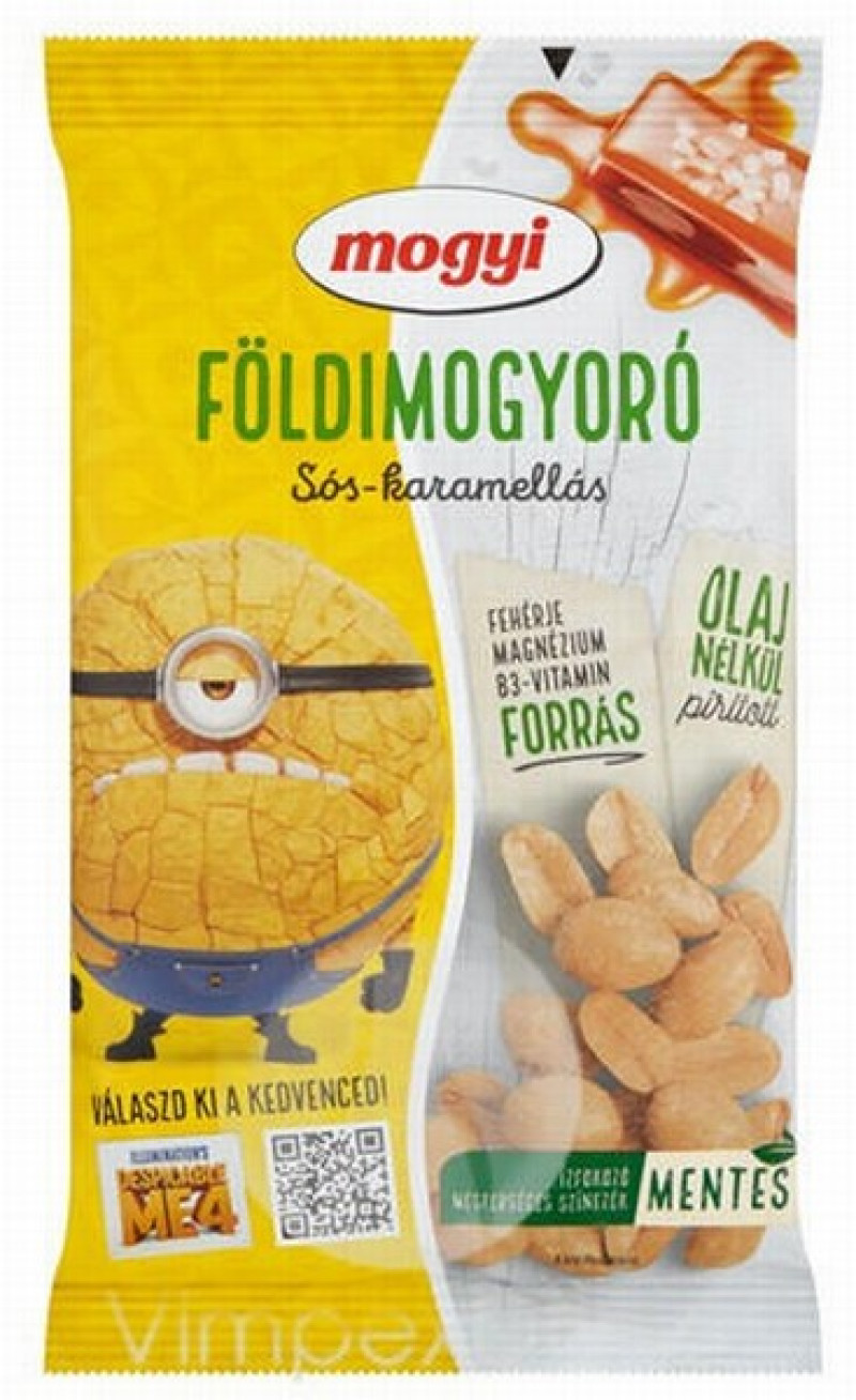 Zemesrieksti Mogy ar sāļās karameles garšu 130g (27.09.26)Ungārija