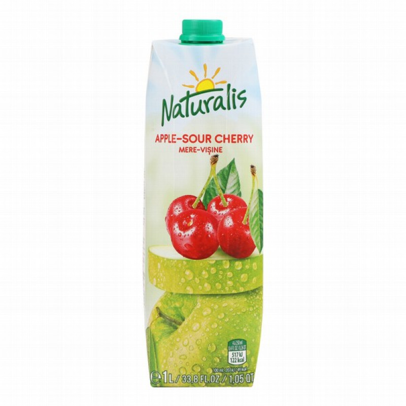 Sulas Naturalis Ābolu ķiršu 50% 1l (30.04.27)Moldova