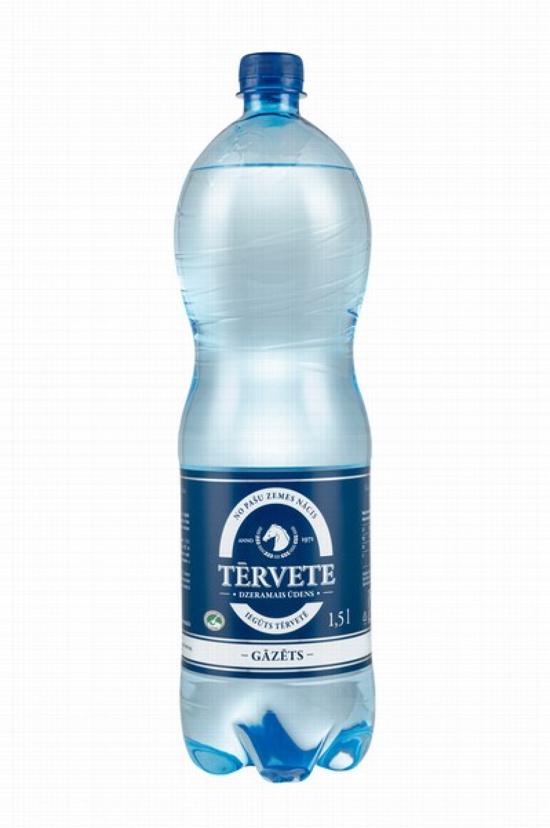 Dzeramais ūdens Tērvete gāzēts 1.5l 1/6(09.05.27)Latvija