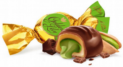 Īriss Konti Golden Lily ar pistāciju pildījumu 1kg (03.09.26)Ukraina