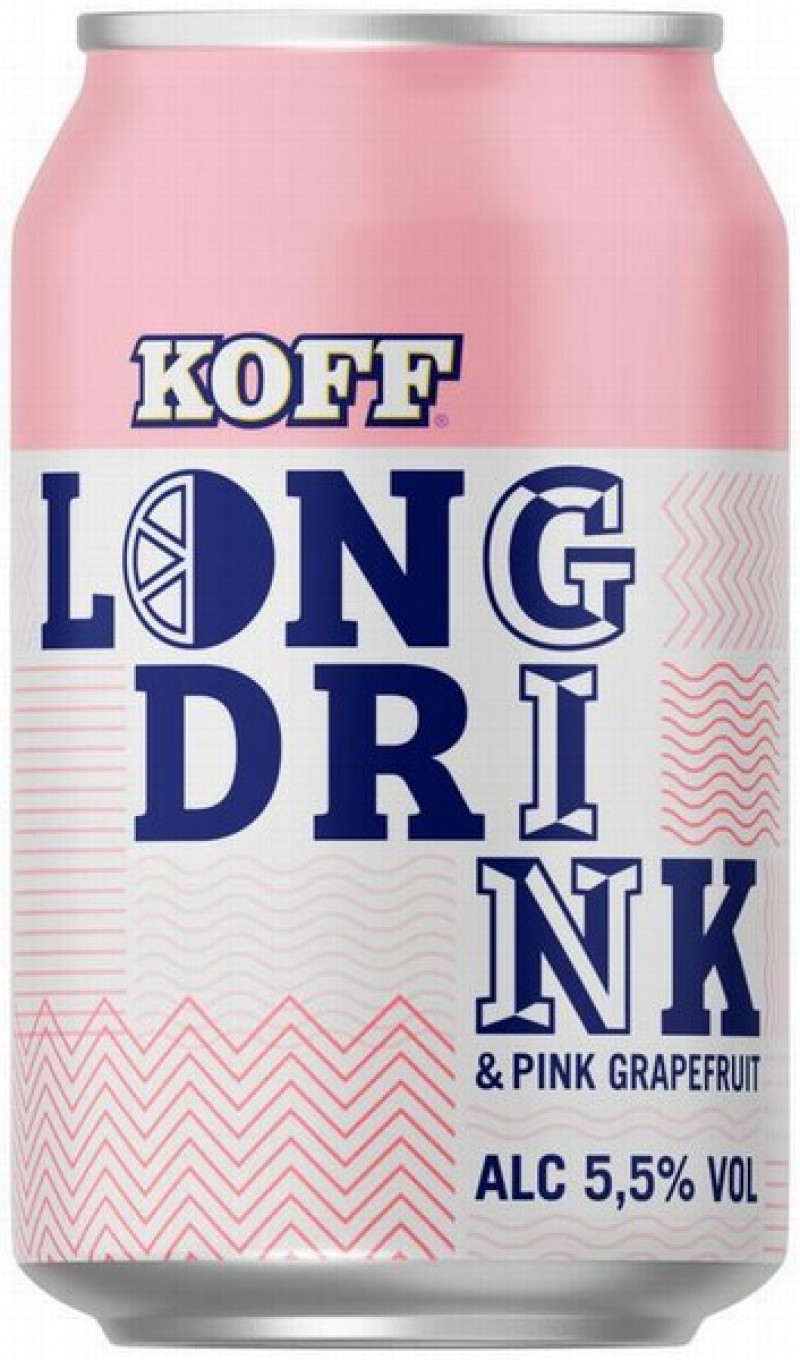 Sidrs KOFF pink grapefruit 5.5% 0.33l 1/24 (09.06.26)