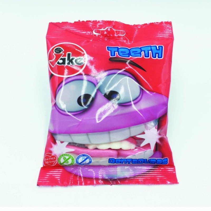 Želejkonfektes Jake Teeth 100g(31.03.27)ES