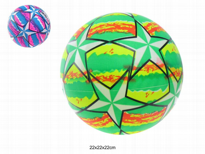 Rotaļlieta Bumba krāsaina ar zvaiznēm
