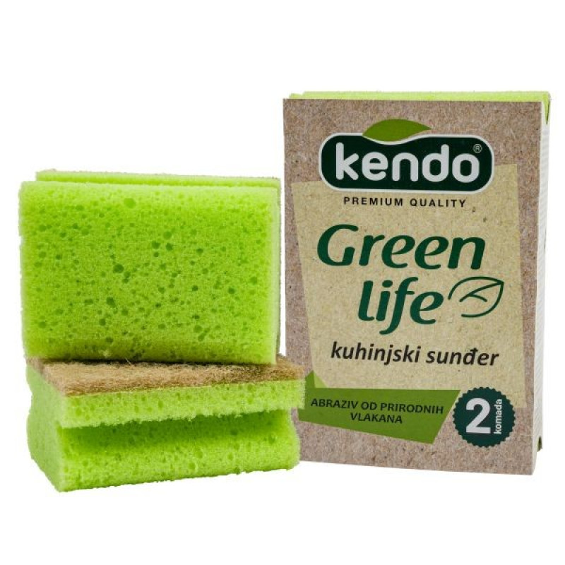 Švammes trauku Green 2gb 9.5x7cm 16g Serbija