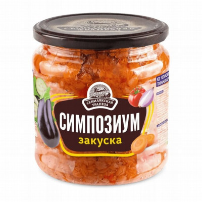 Dārzeņu uzkoda Simpozium 460g Semilukskaja Trapeza (01.10.27) Krievija