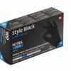 Cimdi Nitrila M izmērs bez pūdera 100gb Style Black (500384MBP-AM)