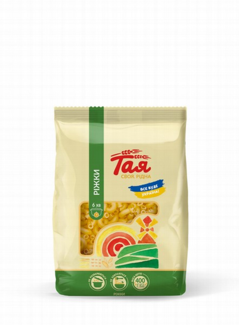 Makaroni Taya radziņi 400g 1/21(24.06.27)UKRAINA