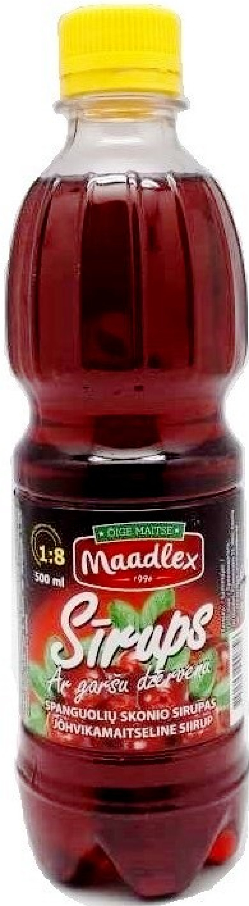 Sīrups Maadlex dzērveņu 0.5L  (28.08.26)Igaunija
