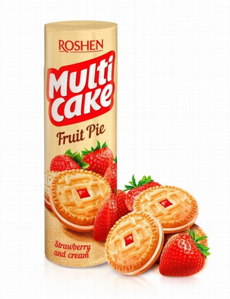 Cepumi Roshen Multicake ar zemeņu pildījumu 180g (19.07.26)