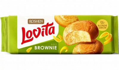 Cepumi Roshen Lovita Blondie brownie citronu 152g (31.05.26)