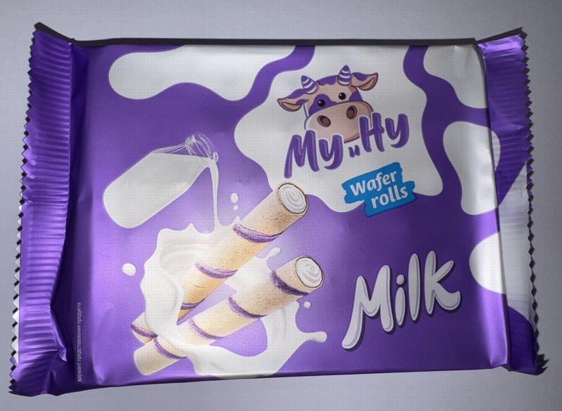 Vafeļu trubiņas Mu i Nu milk 64g 1/6(01.03.26)Krievija