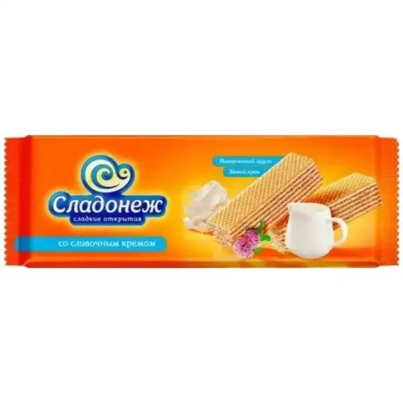 Vafeles Sladonež Sļivki 270g (22.02.26)Krievija