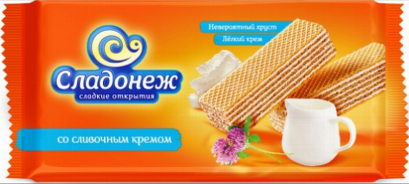 Vafeles Sladonež Sļivki 170g (26.02.26)Krievija