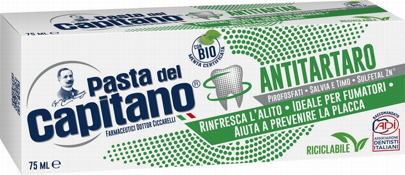 Zobu pasta Del Capitano antitartaro 75ml