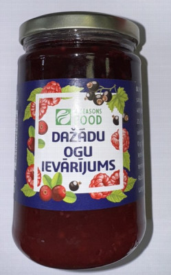 Ievārījums Dažādu ogu 330g 1/12(02.04.27)LT