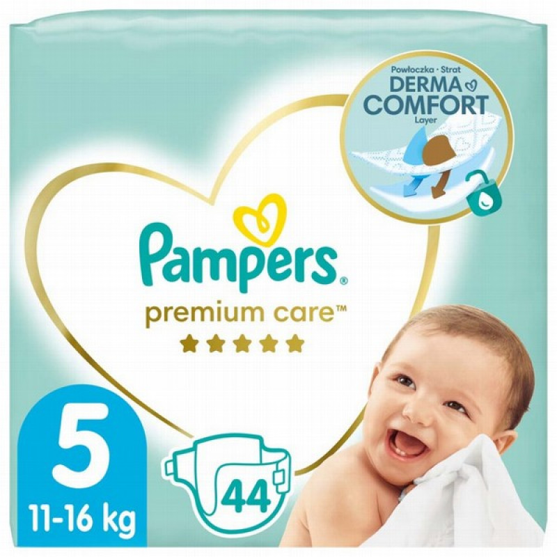 Autiņbiksītes Pampers S5  Premium care 44gb