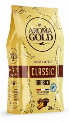 Kafija maltā Aroma Gold Classic 500g  Nīderlande