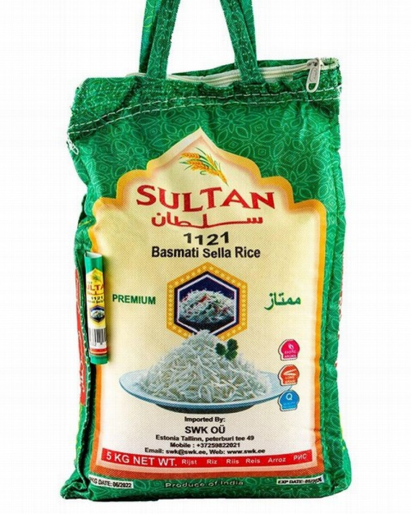 Rīsi Sultan 2kg Basmati (31.12.26)Indija