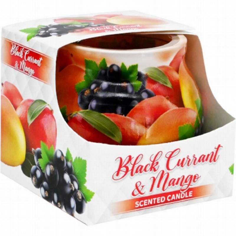 Svece Upene mango aromātiska stiklā 1/12 Polija