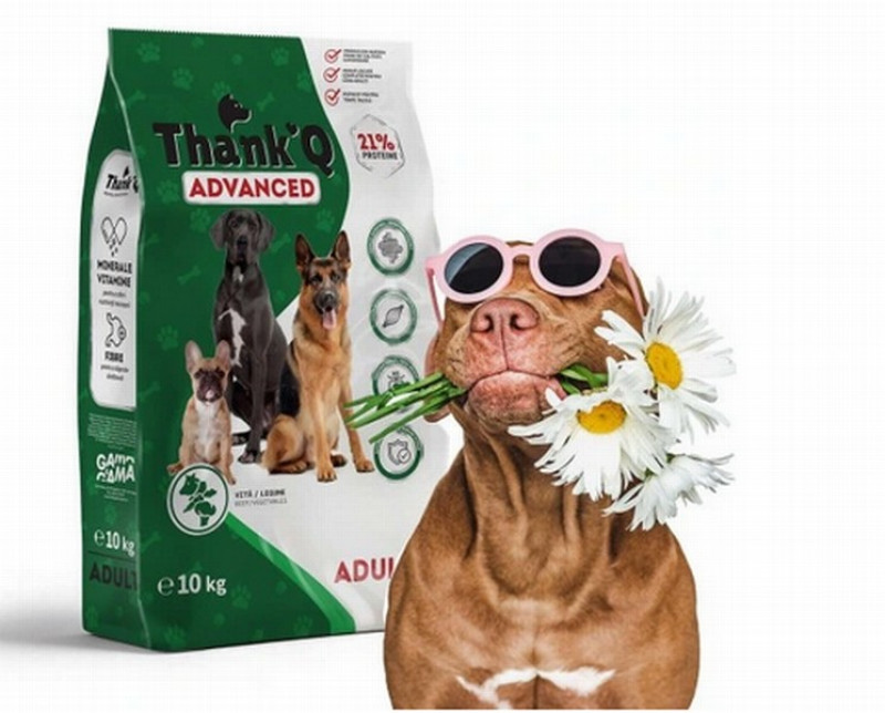 Suņu barība ThankQ advanced ar vistas gaļu 10kg(11.07.26)