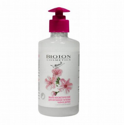 Želeja intīmai higienai Bioton ar pienskābi tējas koks 300ml Ukraina
