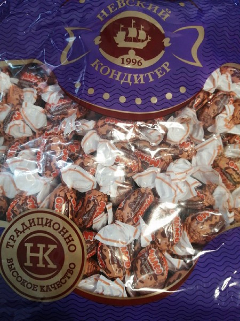 Īrisskonfektes Mileo Šokolādes 1kg (10.06.26)Krievija
