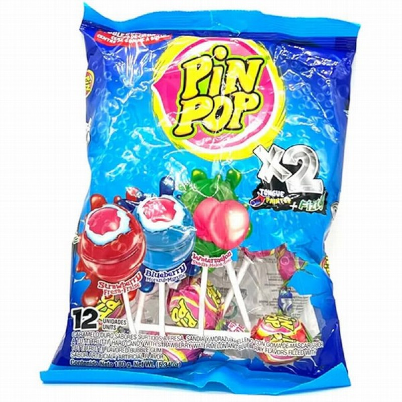 Ledenes uz kociņa PinPop X2 Fizzy 48gb*17g(16.05.27)