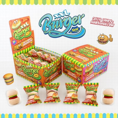 Želejkonfektes Burger XXL 22g*24gb (01.04.27)