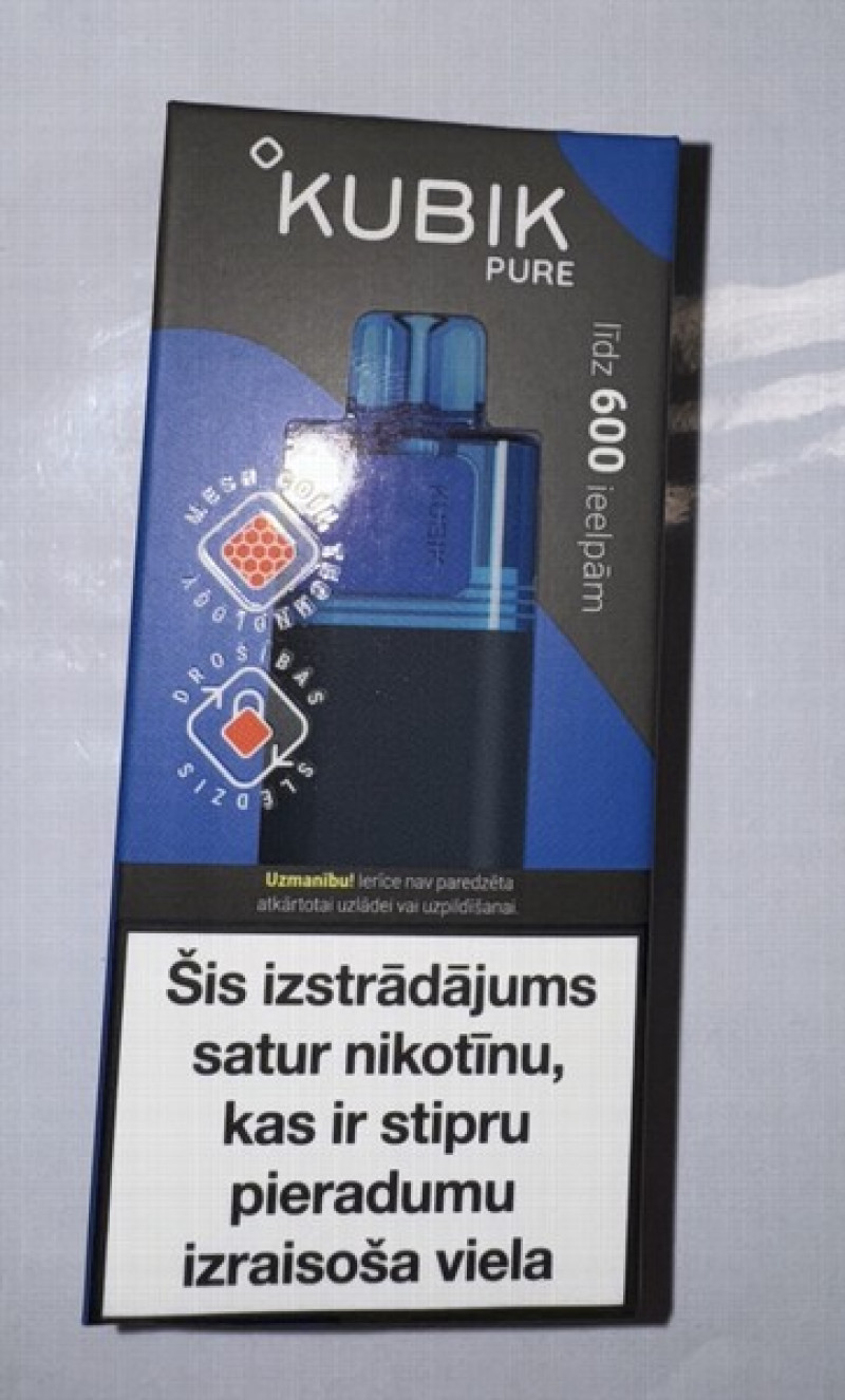Elektroniskā cigarete vienreizlietojamā KUBIK Royal blue 20mg/ 2ml